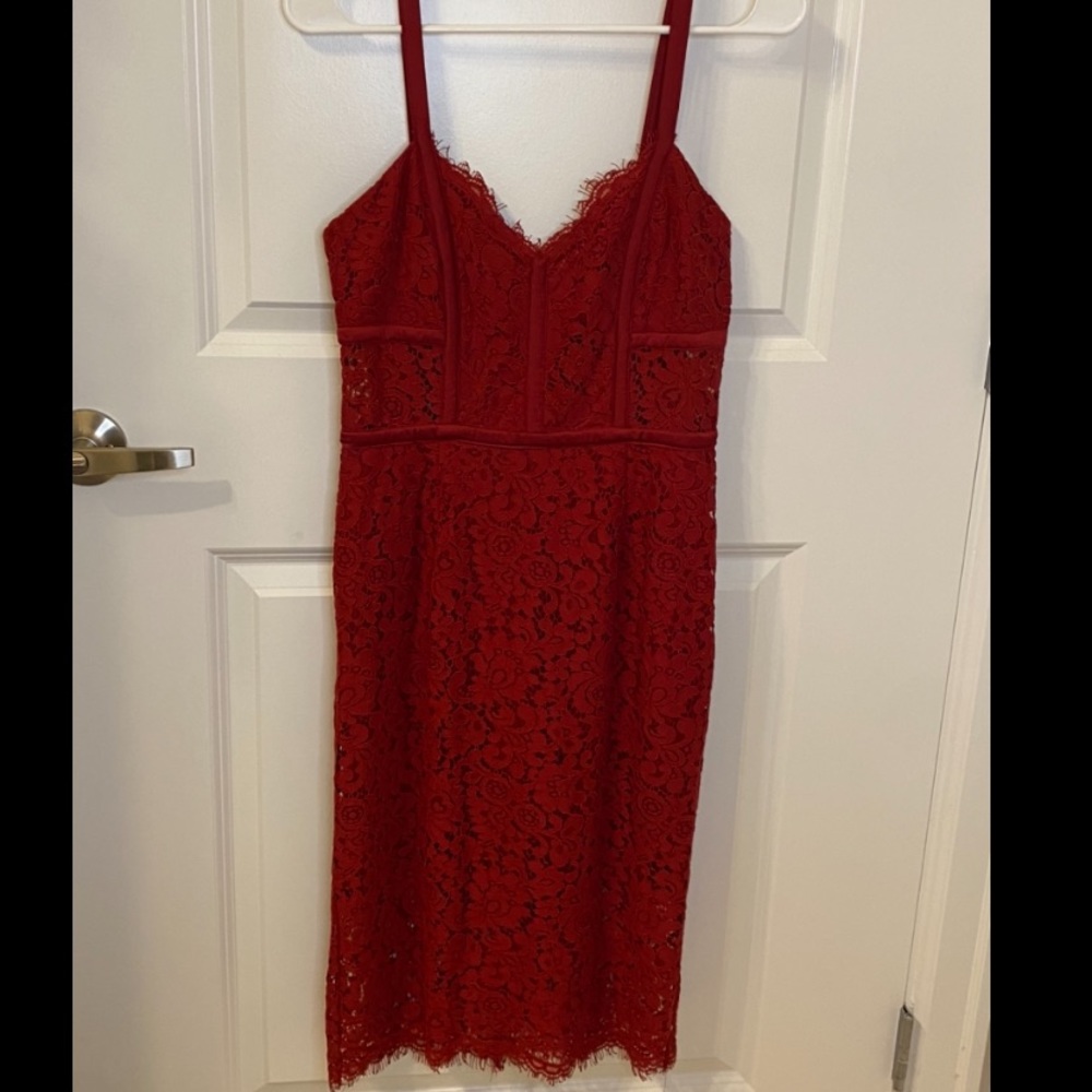 Red Lace Express Dress